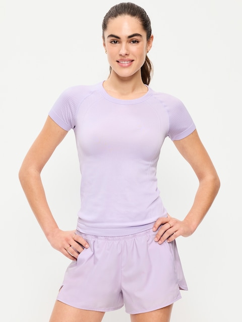 Fluid Seamless Fitted T-Shirt