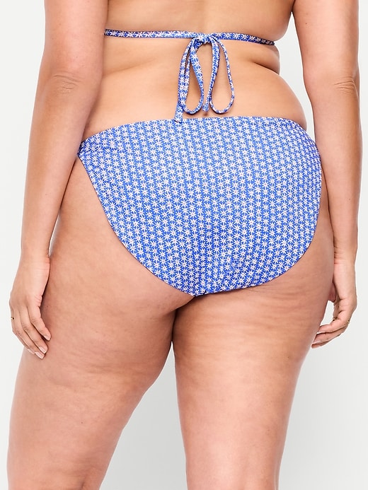 Image number 8 showing, Pique String Bikini Swim Bottoms