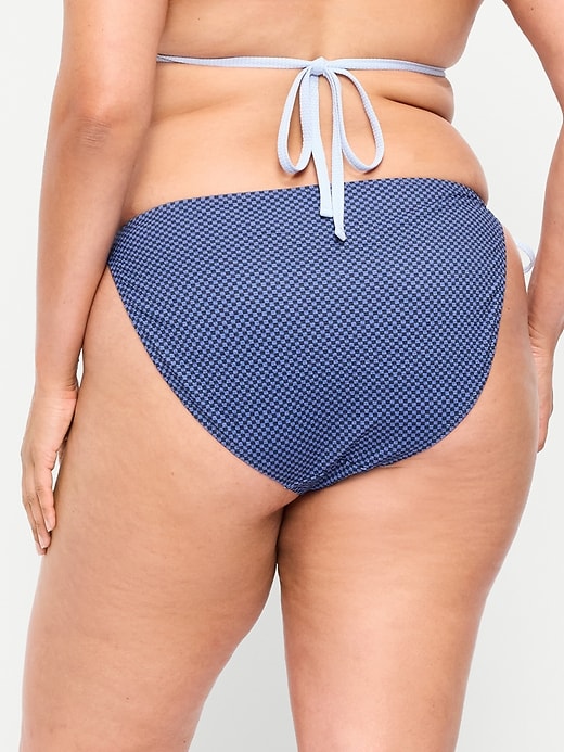 Image number 8 showing, Pique String Bikini Swim Bottoms