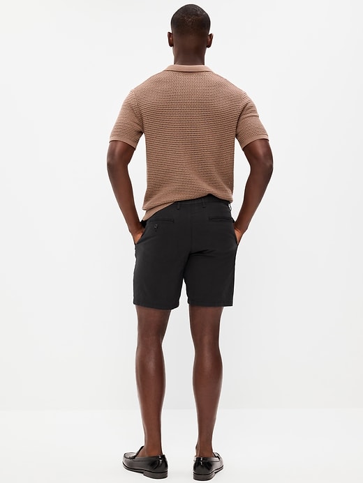 Image number 3 showing, Slim Built-In Flex Rotation Chino Shorts -- 8-inch inseam
