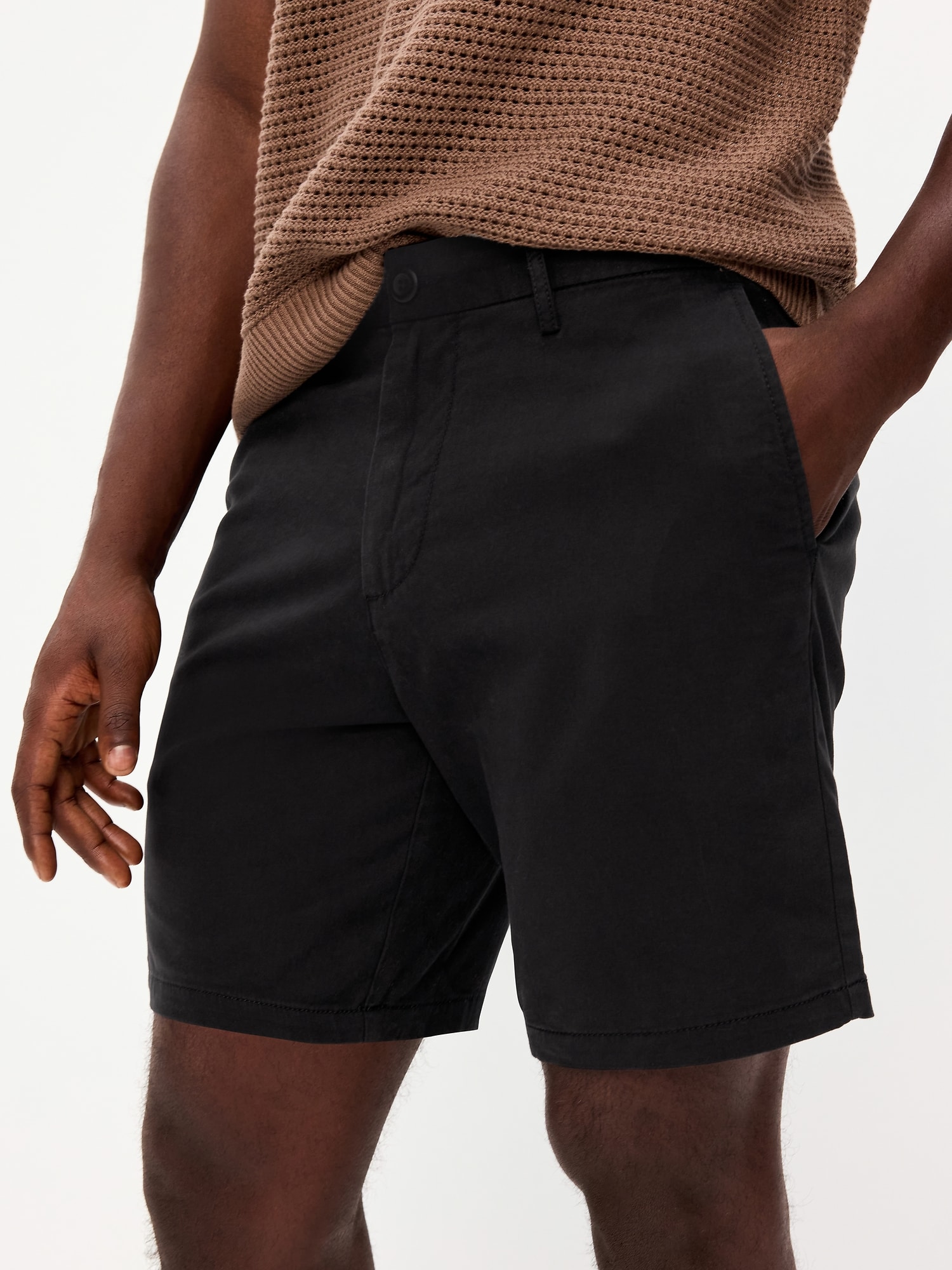 Slim Built-In Flex Rotation Chino Shorts - 8-inch inseam