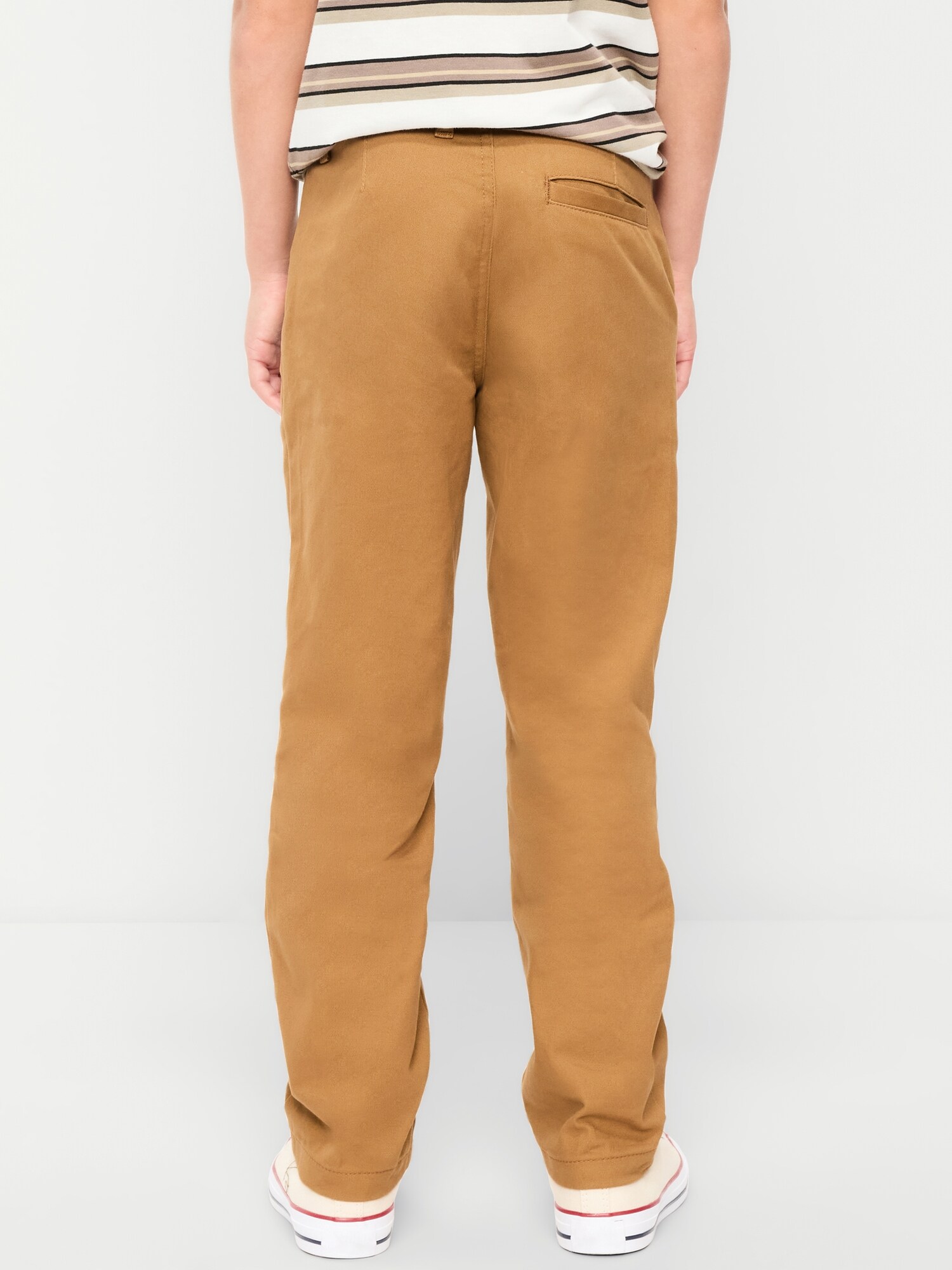 Брюки Old Navy Uniform Straight Leg Pants для мальчиков, цвет: Коричневый — фото 2