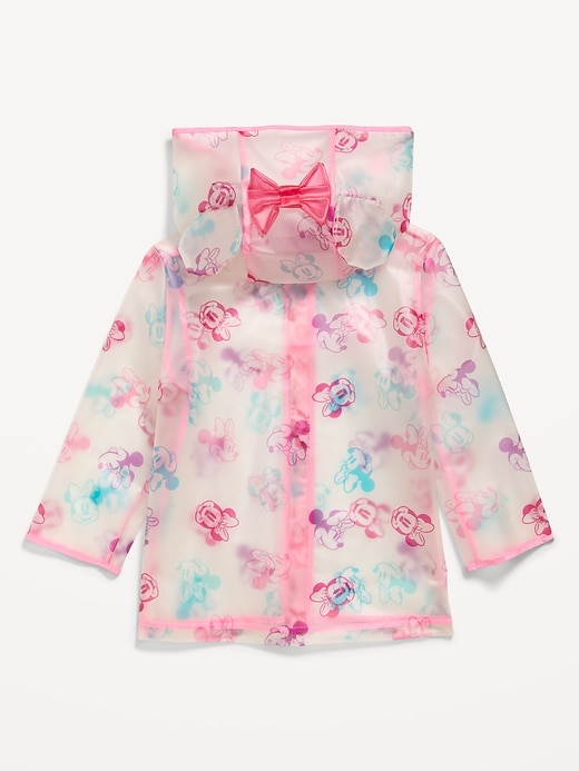 Image number 2 showing, Disney© Minnie Mouse Clear Rain Jacket for Toddler Girls