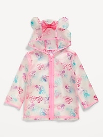 Image number 1 showing, Disney© Minnie Mouse Clear Rain Jacket for Toddler Girls