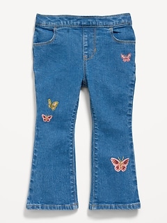 Wow Pull-On High-Waisted Flare-Leg Jeans for Toddler Girls