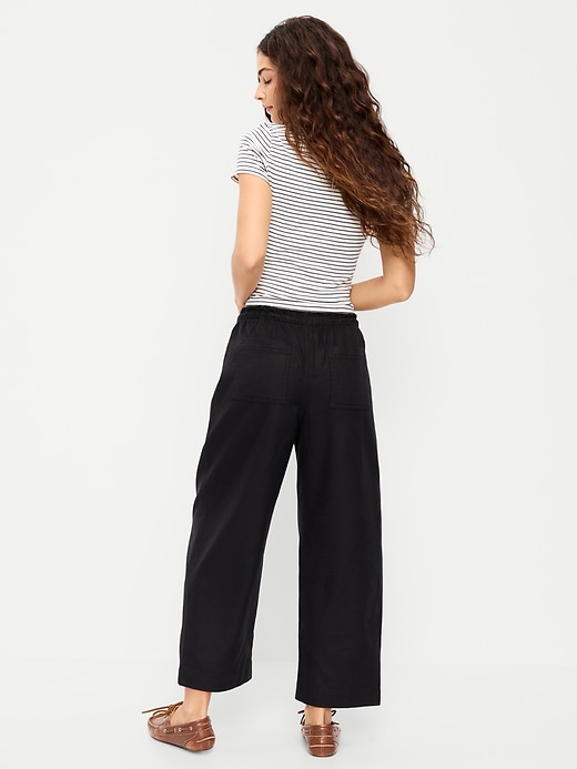 Image number 3 showing, High-Waisted Utility Ankle Pants