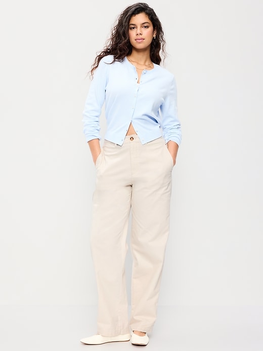 Image number 5 showing, High-Waisted OGC Chino Full Length Straight Pants