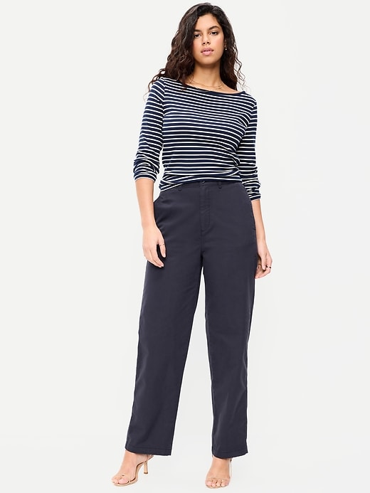 Image number 5 showing, High-Waisted OGC Chino Full Length Straight Pants