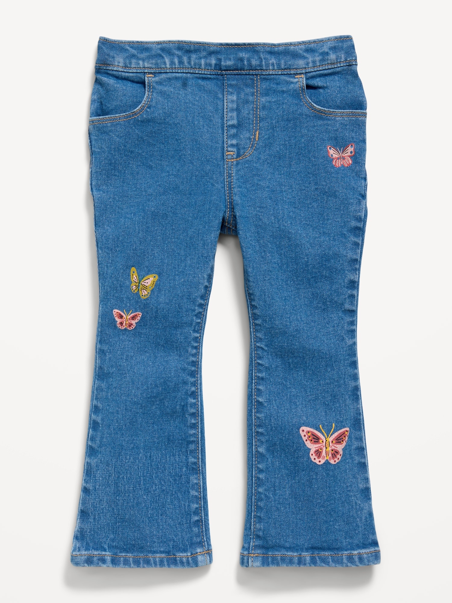 Wow Pull-On High-Waisted Flare-Leg Jeans for Toddler Girls