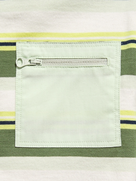 Image number 3 showing, Oversized Short-Sleeve Utility Pocket T-Shirt for Toddler Boys
