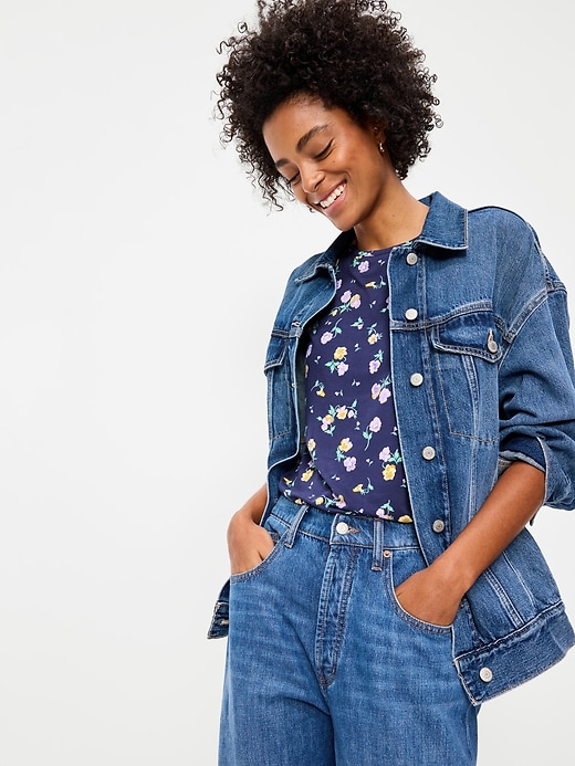 Image number 3 showing, Luxe Crew-Neck T-Shirt