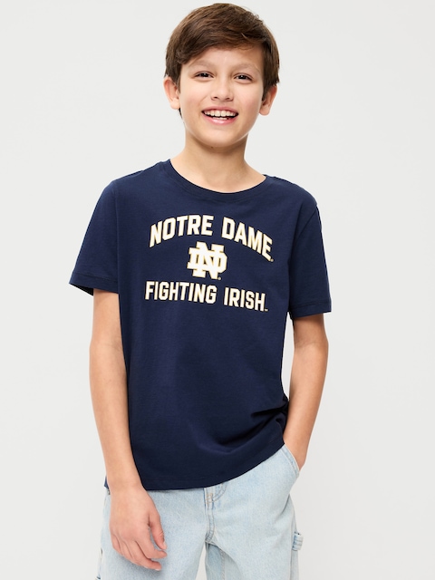 College Graphic Gender-Neutral T-Shirt for Kids