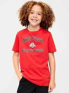 College Graphic Gender-Neutral T-Shirt for Kids