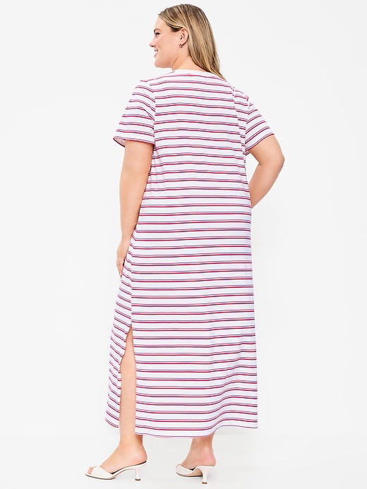 Image number 8 showing, Vintage Crew-Neck Maxi T-Shirt Dress