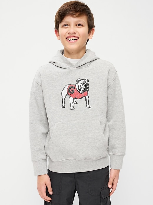 Image number 1 showing, NCAA Graphic Gender-Neutral Hoodie for Kids
