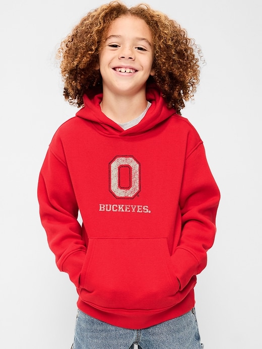 Image number 1 showing, NCAA Graphic Gender-Neutral Hoodie for Kids