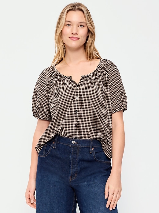 Image number 5 showing, Airy Button-Down Top