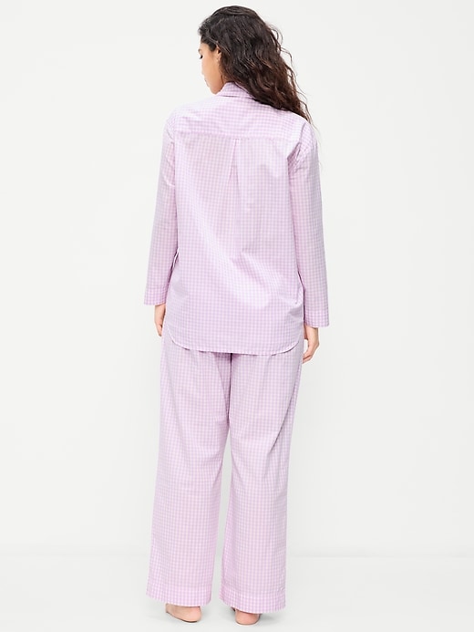 Image number 6 showing, Poplin Pajama Pant Set