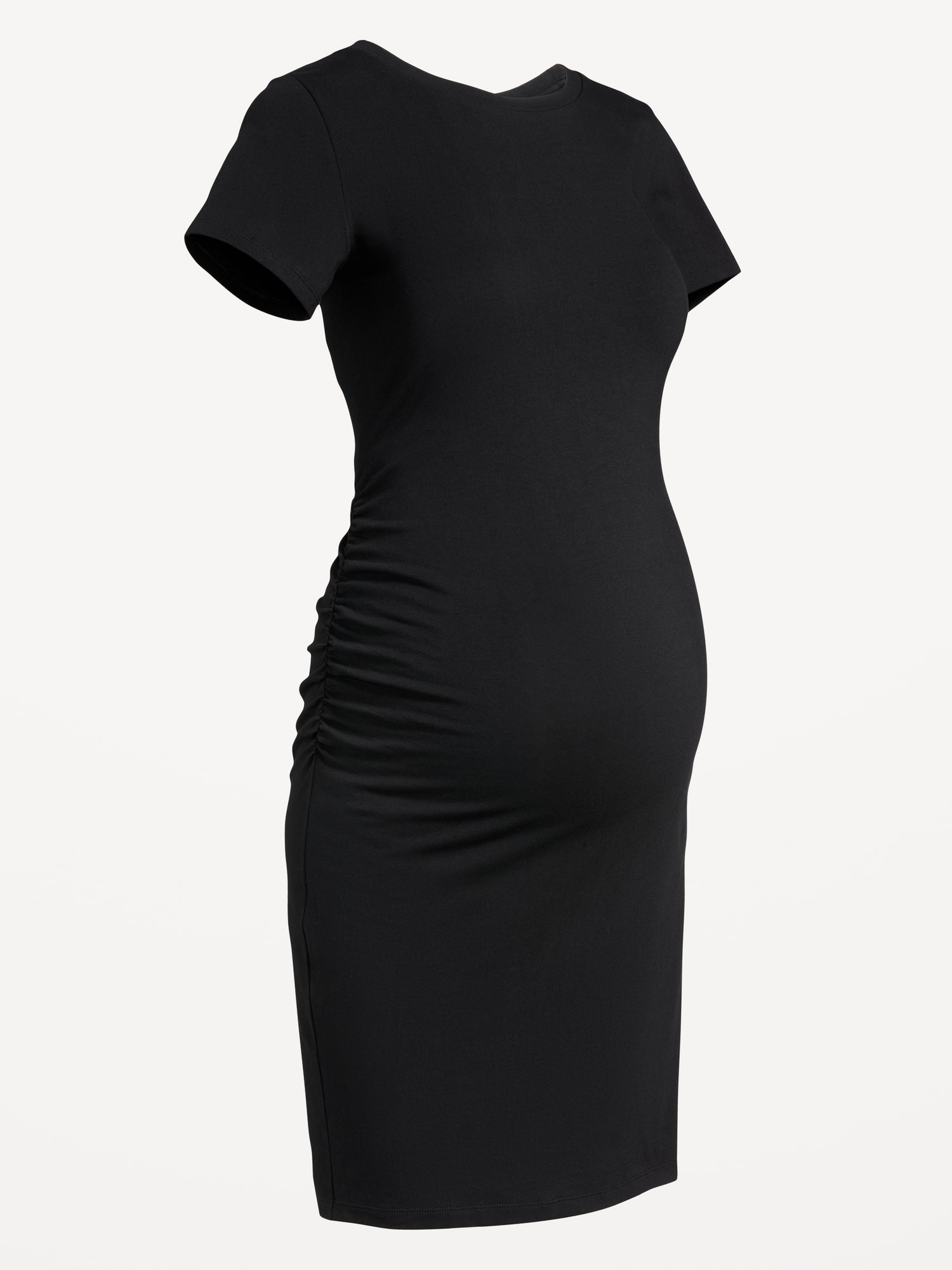 Maternity Short-Sleeve Bodycon Dress