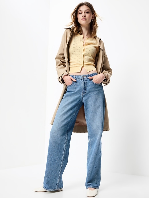 Image number 3 showing, SoSoft Pointelle Cardigan