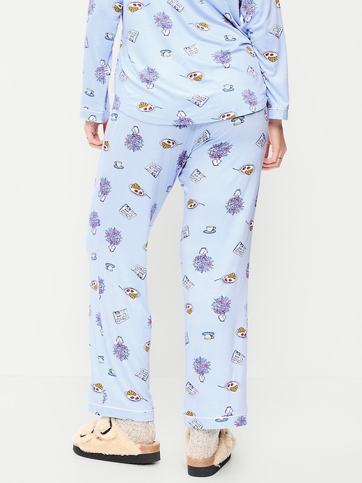 Image number 6 showing, Sunday Sleep Knit Jersey Pant