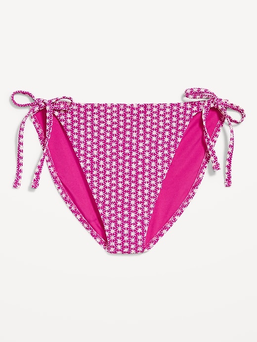 Image number 4 showing, Pique String Bikini Swim Bottoms