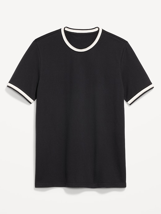 Image number 3 showing, Crew-Neck Pique T-Shirt