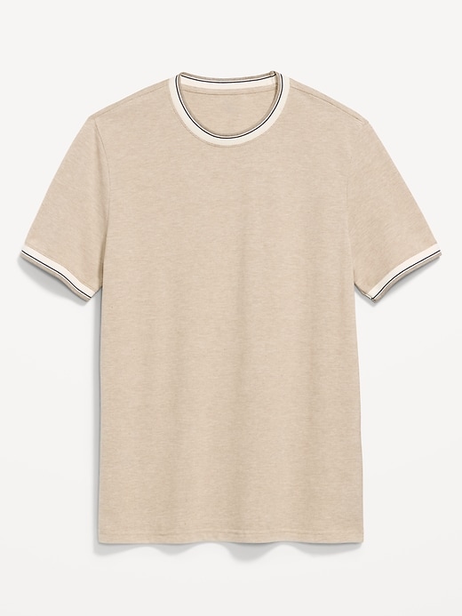 Image number 3 showing, Crew-Neck Pique T-Shirt
