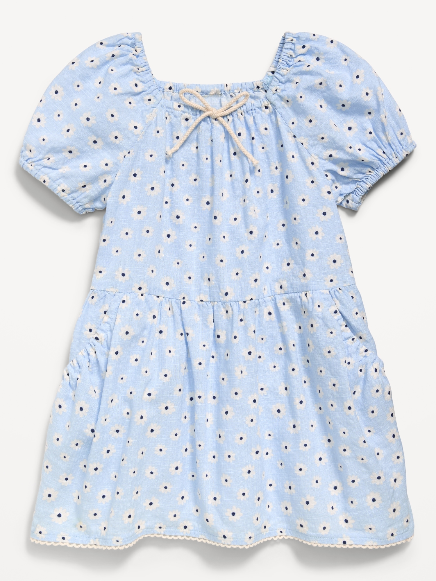 Printed Retro Swing Dress for Toddler Girls