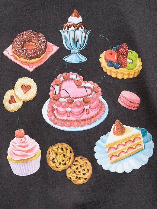 Image number 2 showing, Short-Sleeve Graphic T-Shirt for Girls