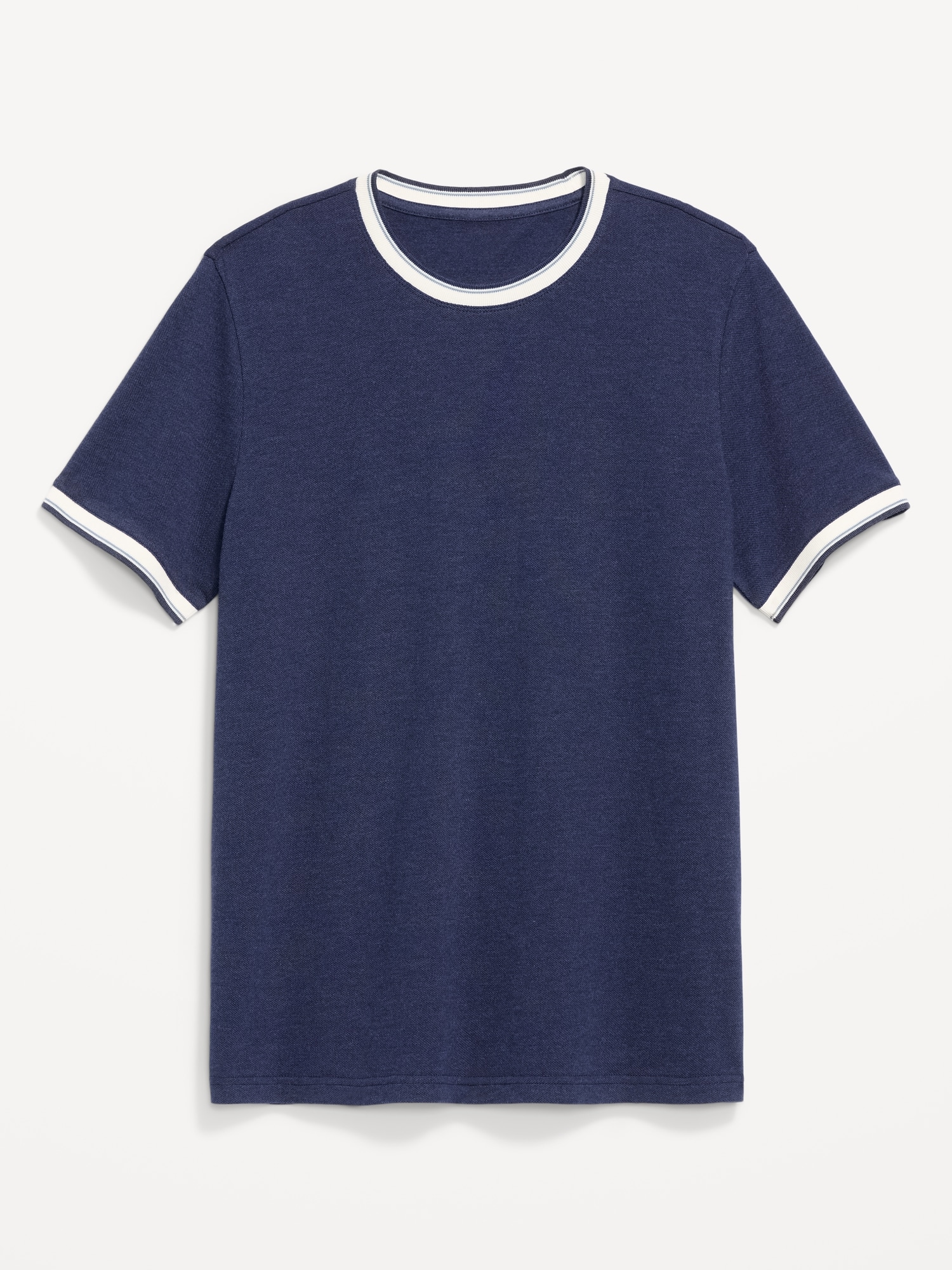 Crew-Neck Pique T-Shirt
