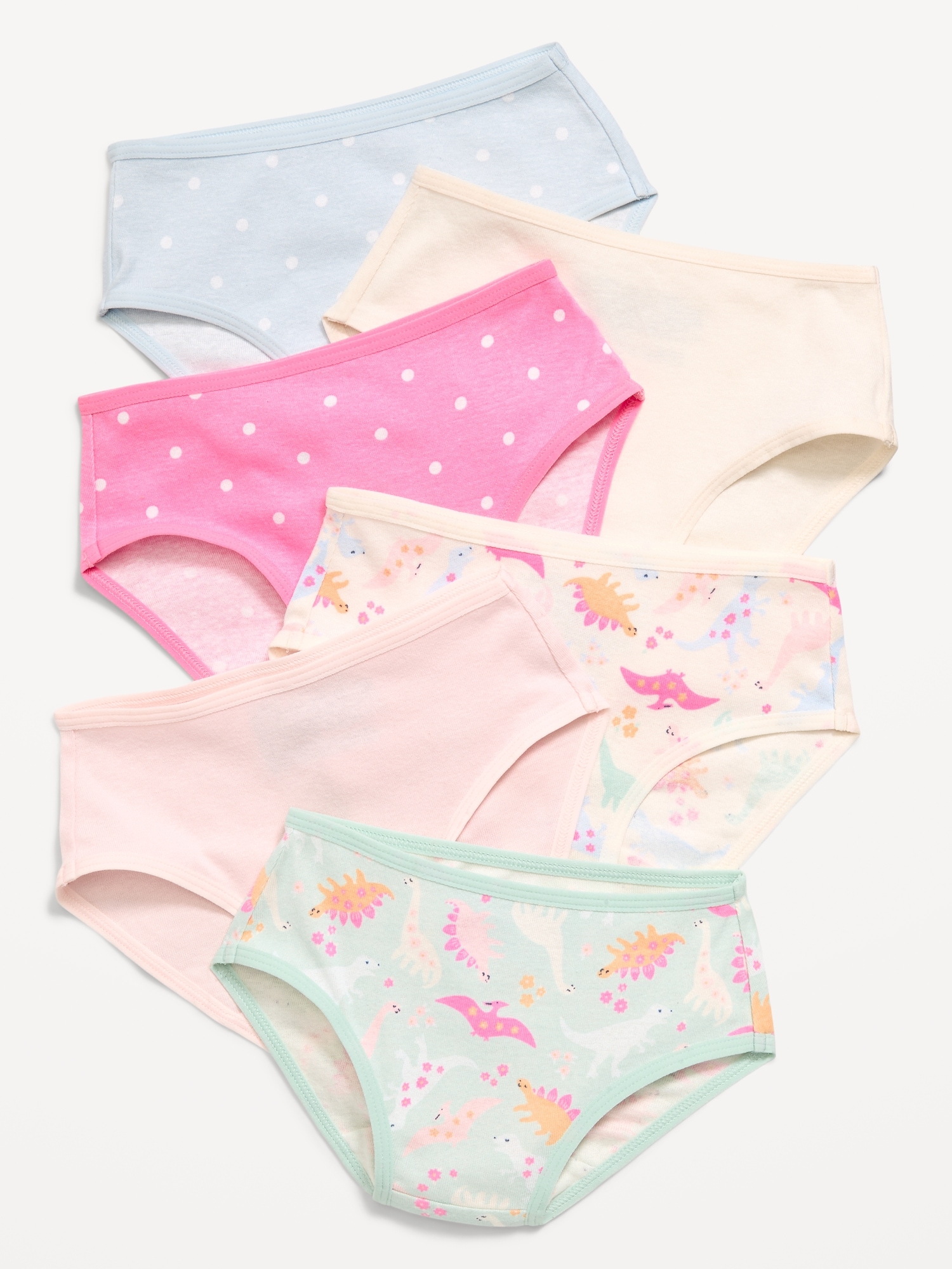 Bikini Underwear 6-Pack for Toddler Girls