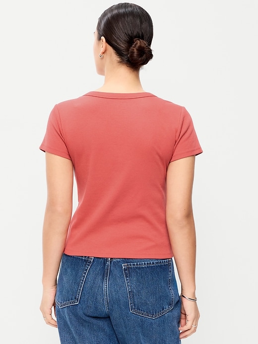 Image number 4 showing, Snug V-Neck T-Shirt