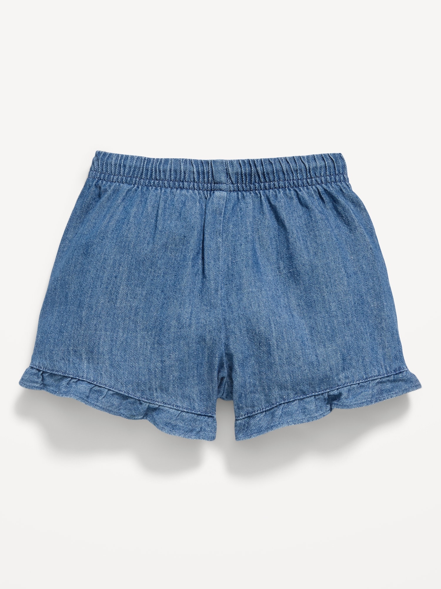 Ruffled Jean Shorts for Toddler Girls