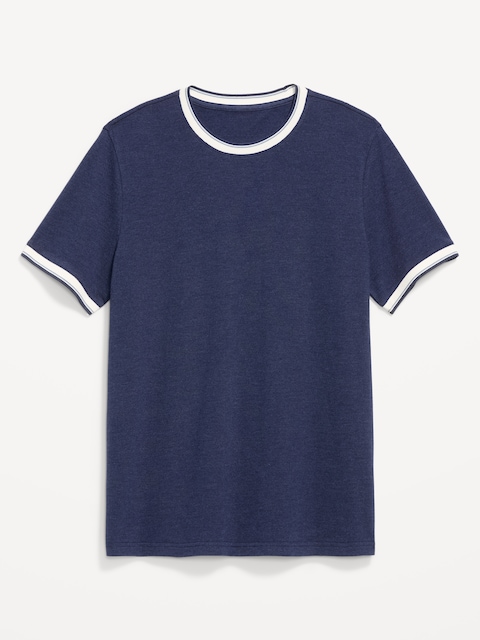 Crew-Neck Pique T-Shirt