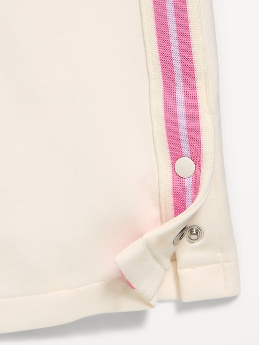 Image number 3 showing, Dynamic Fleece Quarter-Zip and Wide-Leg Sweatpants Set for Toddler Girls