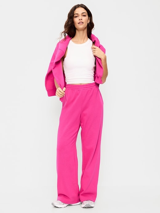 Image number 1 showing, High-Waisted SoComfy Wide-Leg Sweatpants