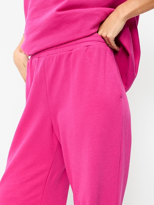 Image number 3 showing, High-Waisted SoComfy Wide-Leg Sweatpants