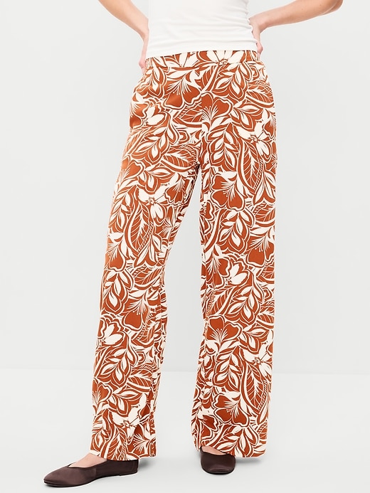 Image number 2 showing, High-Waisted Playa Wide-Leg Pants