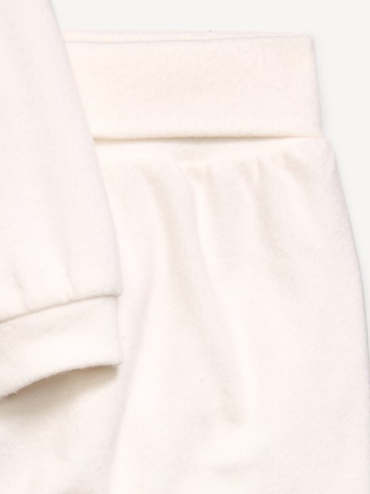 Image number 3 showing, Cozy-Knit Long-Sleeve Top and Leggings Set for Baby