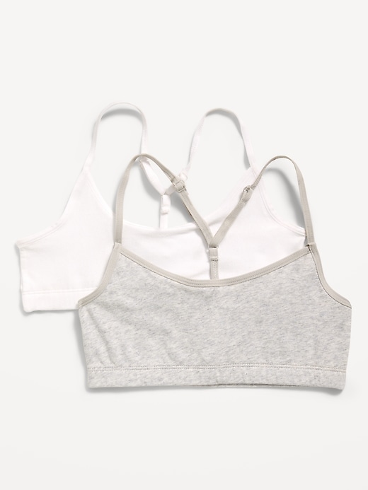 Image number 1 showing, Racerback Cami Bra 2-Pack for Girls