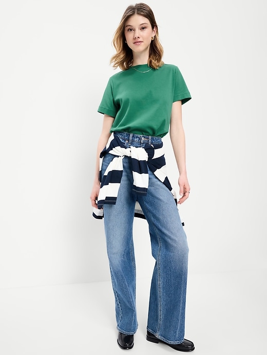 Image number 3 showing, Relaxed Heavyweight Crew-Neck T-Shirt