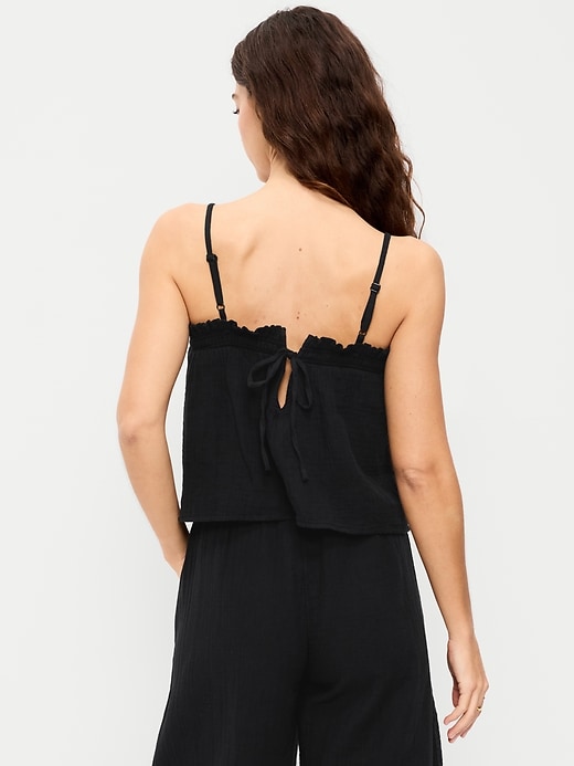 Image number 2 showing, Open-Back Smocked Tank Top