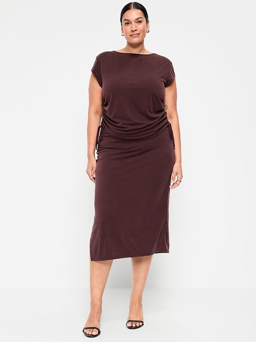 Image number 6 showing, Ruched Midi Skirt