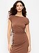 Cap-Sleeve Shirred Side Top - image 2