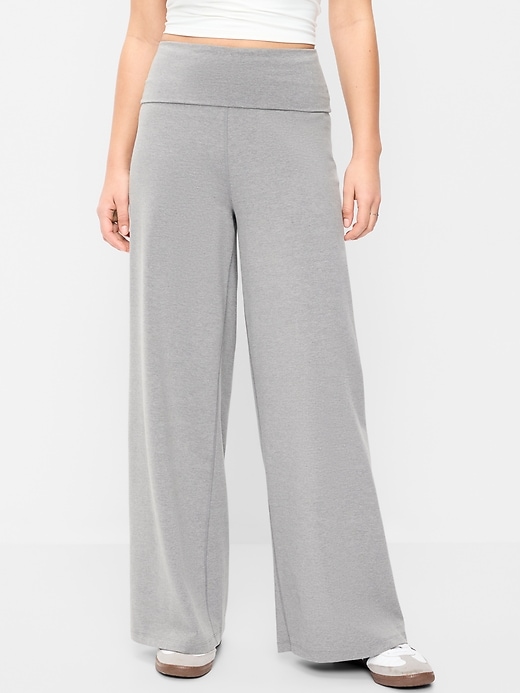 Image number 4 showing, High-Waisted PowerChill Wide-Leg Pants