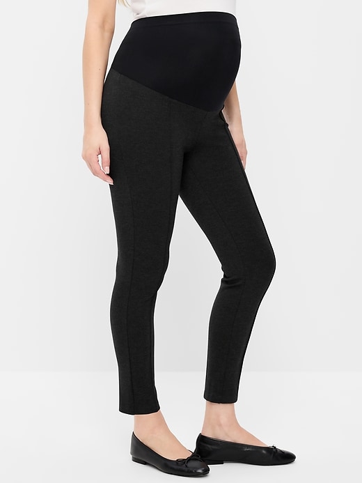 Image number 2 showing, Maternity Full-Panel Stevie Skinny Pants