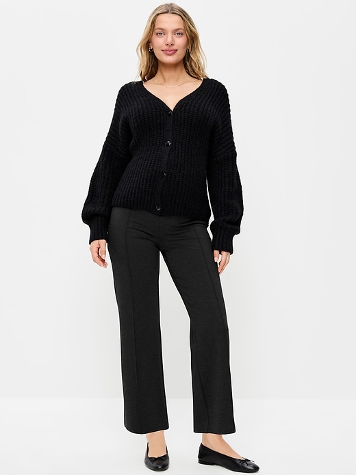 Image number 1 showing, Maternity Full-Panel Stevie Straight Pants