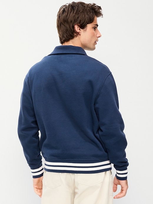 Image number 2 showing, Collared Nautical Fleece Pullover