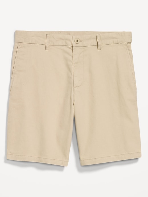 Image number 1 showing, Slim Built-In Flex Rotation Chino Shorts -- 8-inch inseam